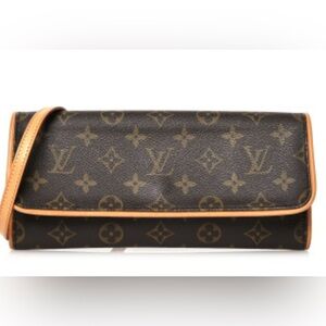 Louis Vuitton Monogram Pochette Twin GM with Dust Bag - Authentic EUC